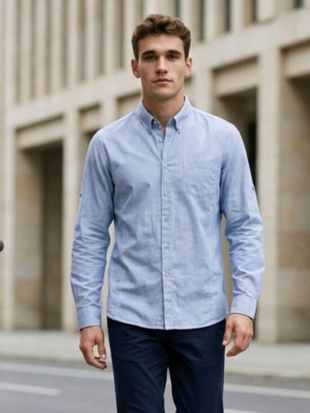 John Varvatos SZ XL Casual Button Down Preppy Shirt